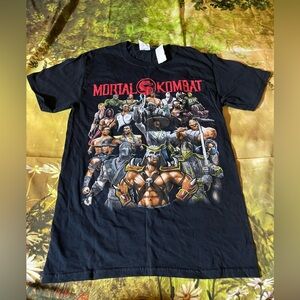 Mortal Kombat Graphic T-Shirt, Black, Small, NWT